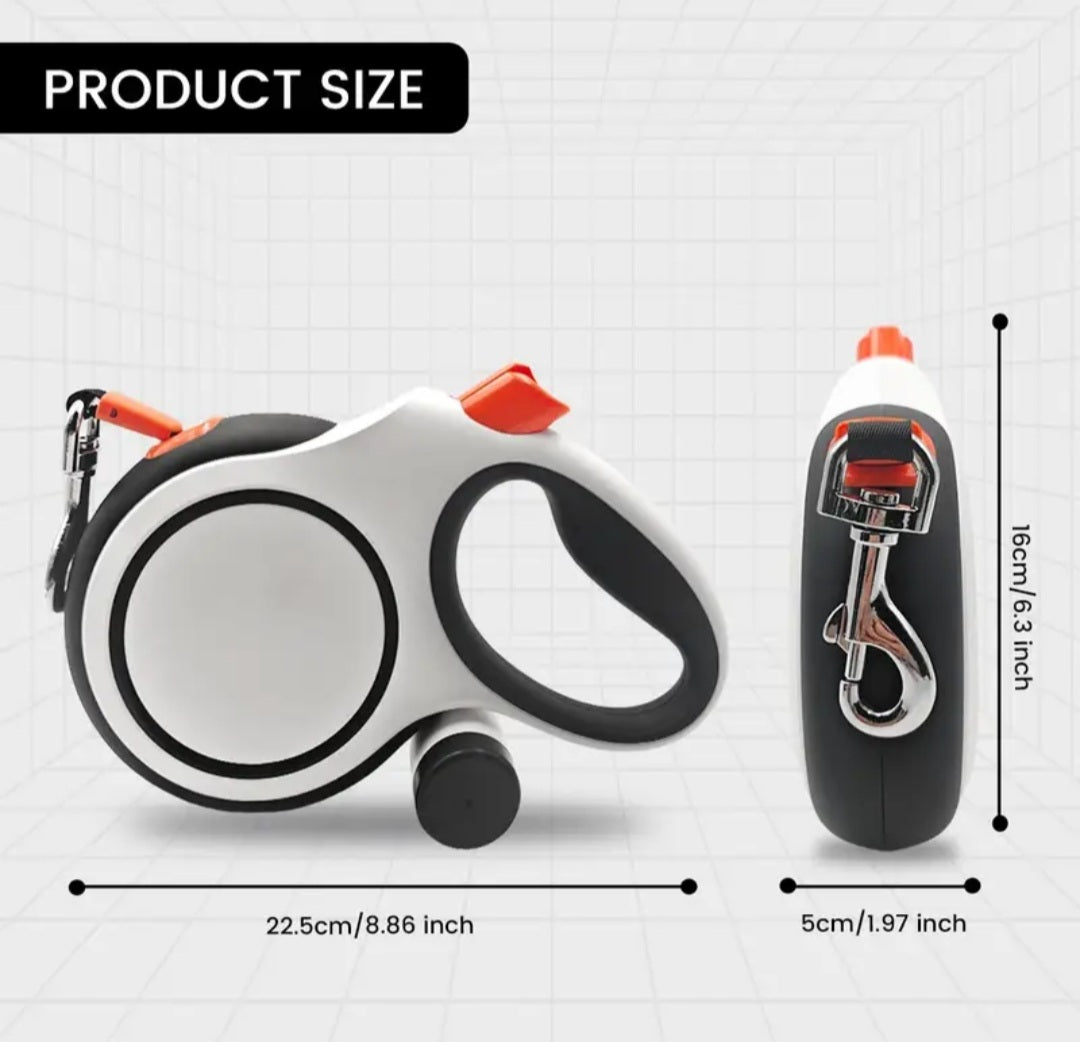 A 26-Foot Retractable Dog Leash with 360° Tangle-Free Design, One-Button Control, And Sturdy Nylon