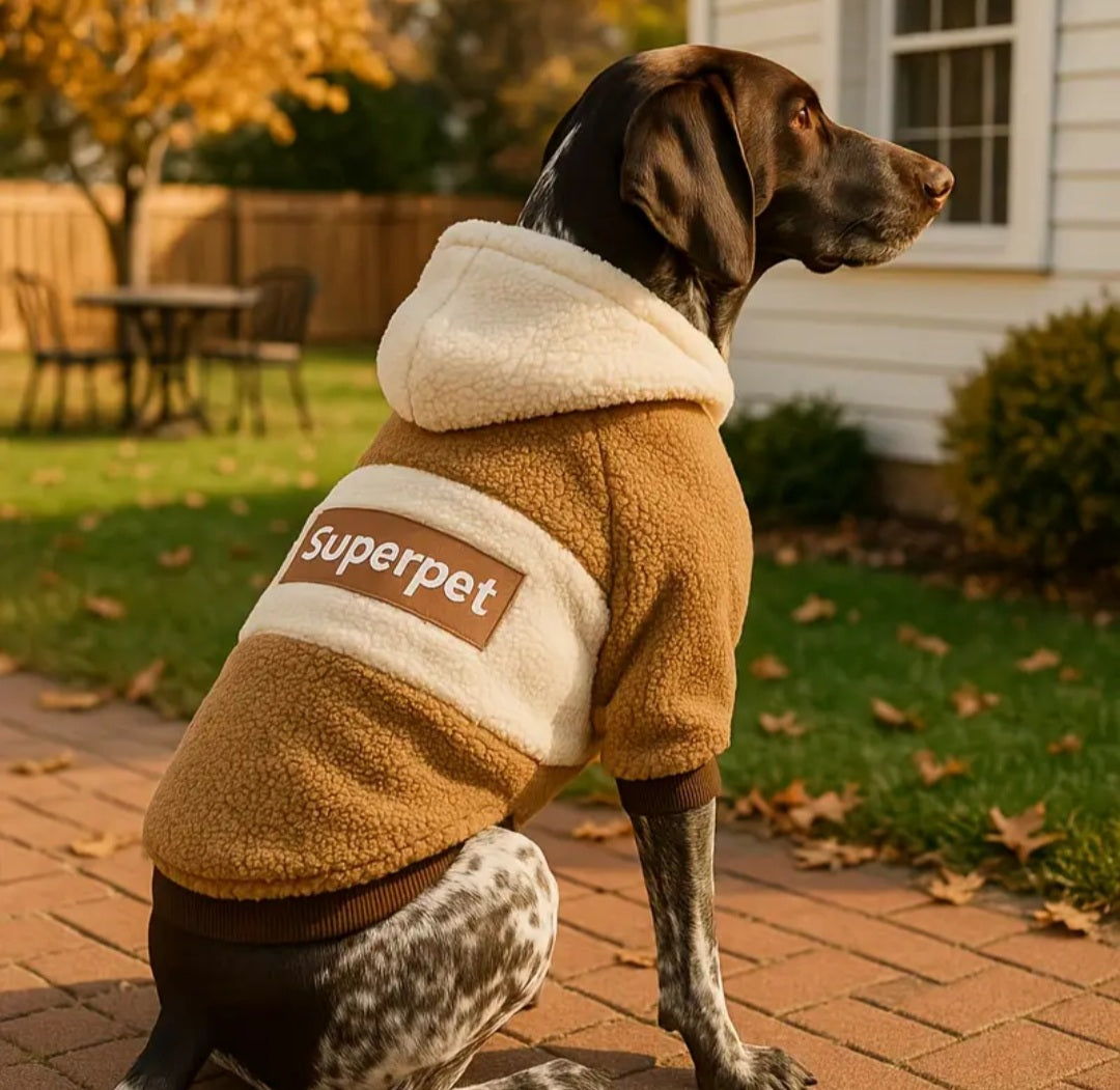 One Piece of Cute Pet Hoodie, Made of Soft And Comfortable Knit Fabric