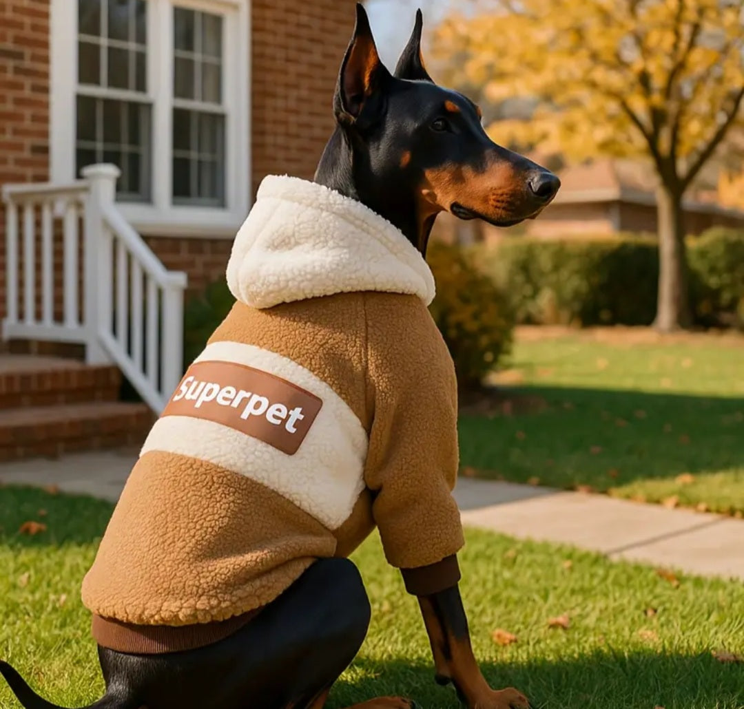 One Piece of Cute Pet Hoodie, Made of Soft And Comfortable Knit Fabric