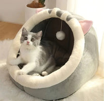 Cute Soft Cat Bed, Comfortable for Cats, Breathable for Sleeping